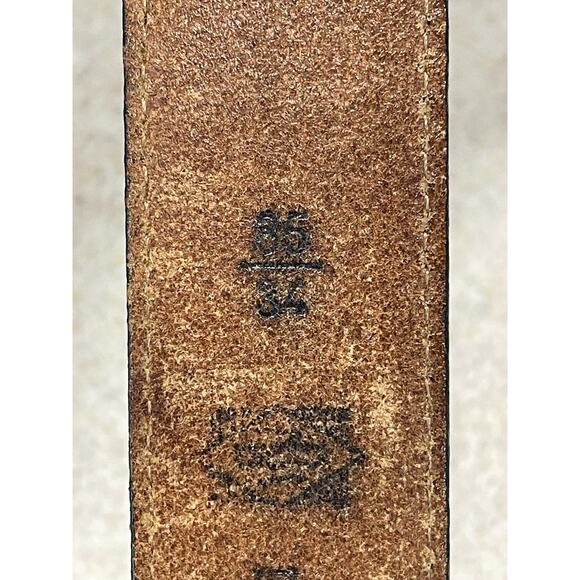 Martin Dingman Imported Lizard Grain Calf Leather Handmade In USA 34” Black Belt - Picture 3 of 12